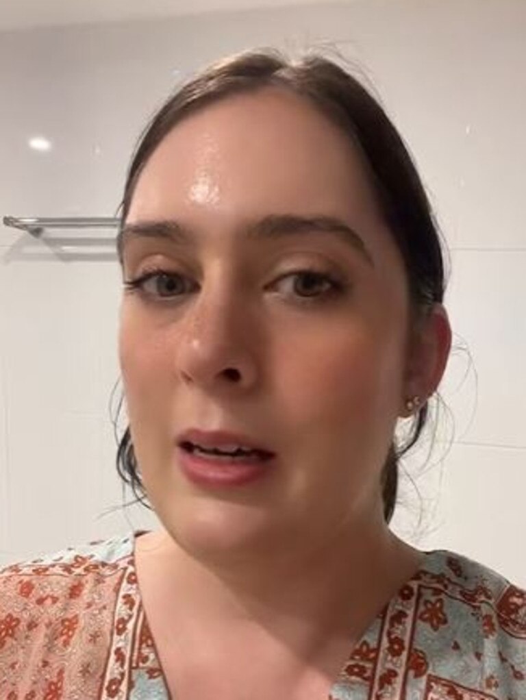 Tahlia Smith’s nightmare rental experience began when she moved from Brisbane to Sydney with her husband. Picture: Tahlia Smith/TikTok