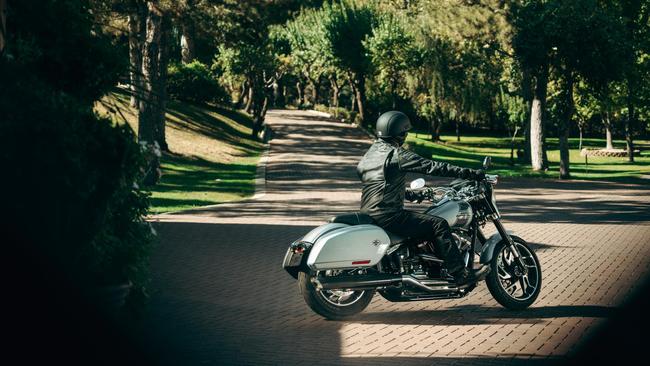 The seating position on the Harley still feels anathema to me, writes Stephen Corby.