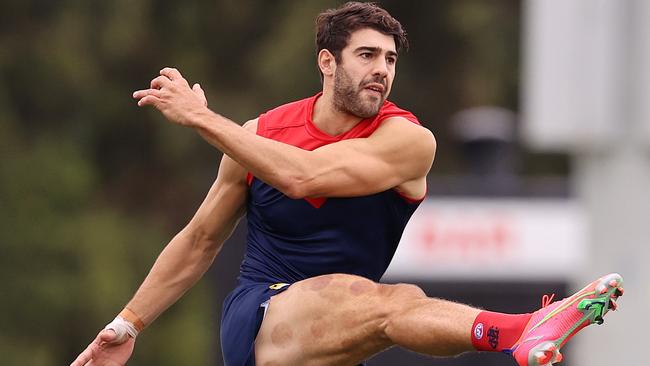 Christian Petracca looks ready to explode in 2021. Picture: Michael Klein