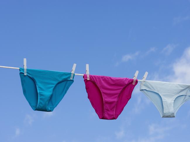 Vile discovery as stolen underwear uncovered