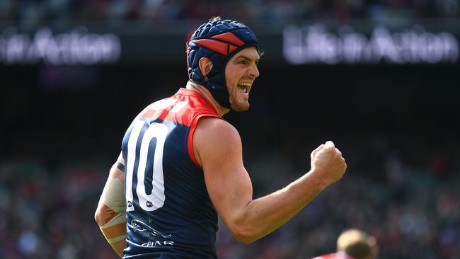 Angus Brayshaw is in no rush to sign a new deal. Picture: Quinn Rooney/Getty Images