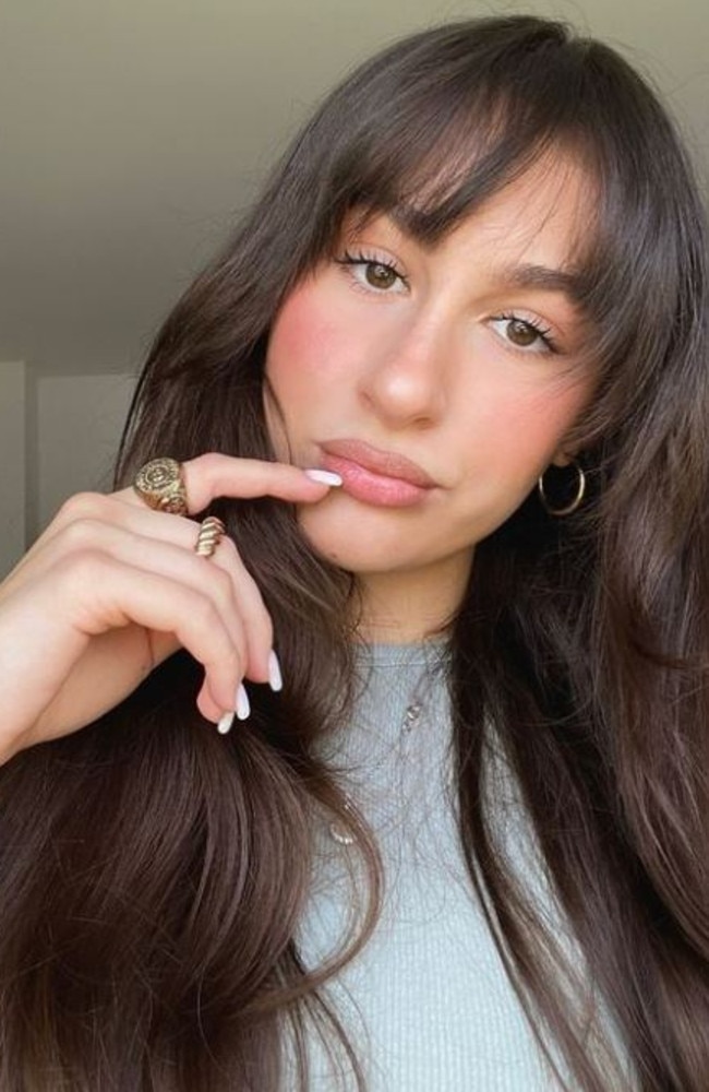 Khristina has over 14 million likes on TikTok. Picture: Instagram/khristinabrtn