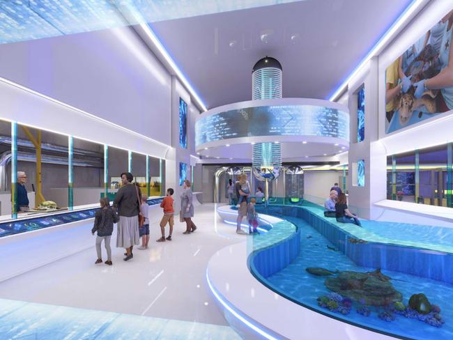 Concept image of the proposed Global Great Barrier Reef Centre of Excellence