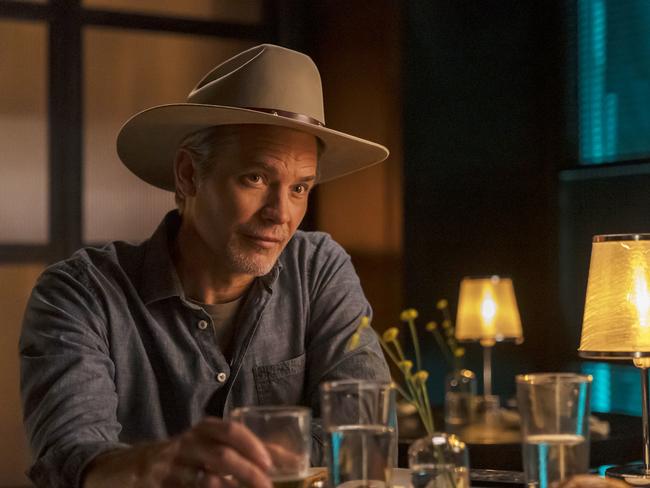 JUSTIFIED: CITY PRIMEVAL "City Primeval" Episode 1 (Airs Tuesday, July 18) Pictured: Timothy Olyphant as Raylan Givens. CR: Chuck Hodes/FX