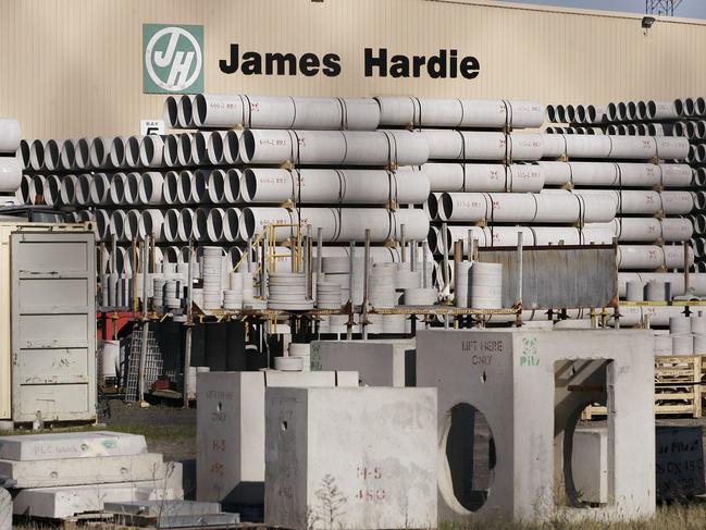 James Hardie’s former site in western Sydney. Former bosses of James Hardie Industries were banned in 2009 from holding managerial positions in Australia and handed stiff fines for misleading the public about the size of a fund to compensate victims from the company’s asbestos.