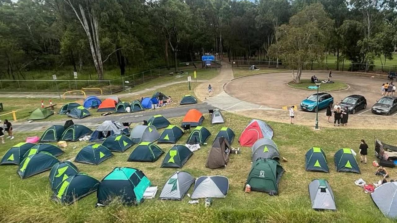 Billie Eilish Brisbane Super fans queue for days ahead of concert