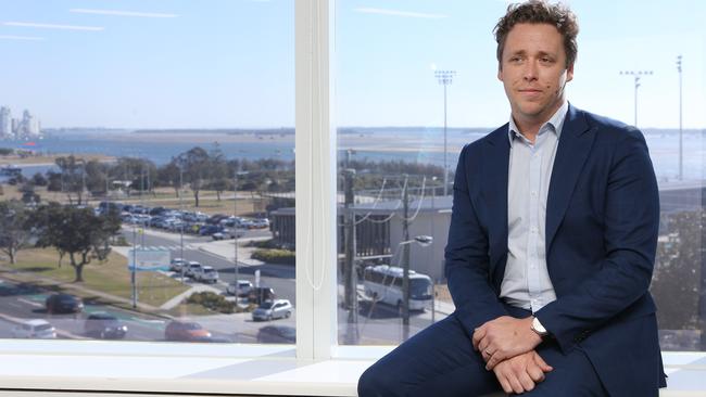 Matthew Schneider is a director of Urbis and heads up the Gold Coast office at Southport. Picture: Glenn Hampson.