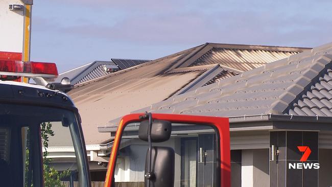 Trent Matthew Strange has been charged after he allegedly set a home in fire in Ripley. Picture: 7NEWS Brisbane.