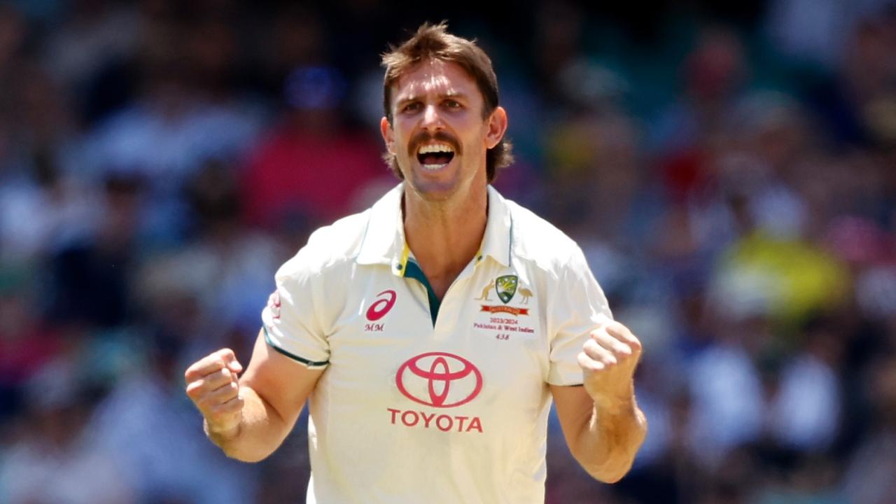 Mitchell Marsh of Australia. Photo by Darrian Traynor/Getty Images