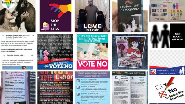 Just some of the “No” campaign’s propaganda.