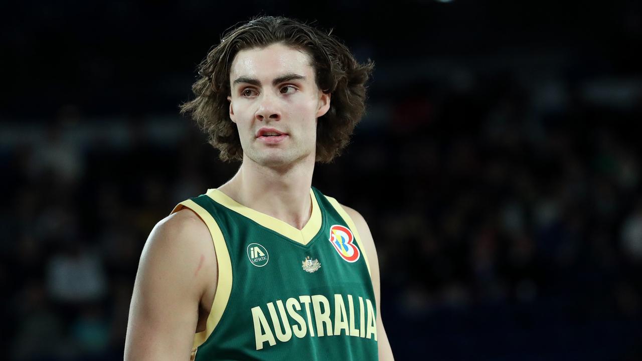 Josh Giddey played a more ball-dominant role for Australia at the FIBA World Cup. (Photo by Kelly Defina/Getty Images)