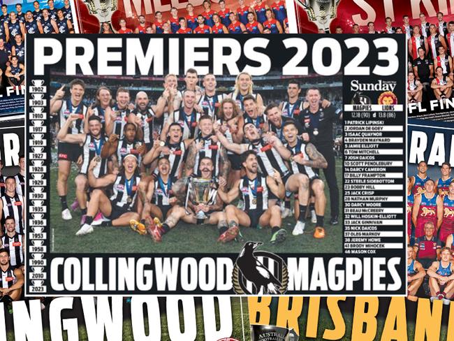 Download your 2023 Magpies Premiers poster