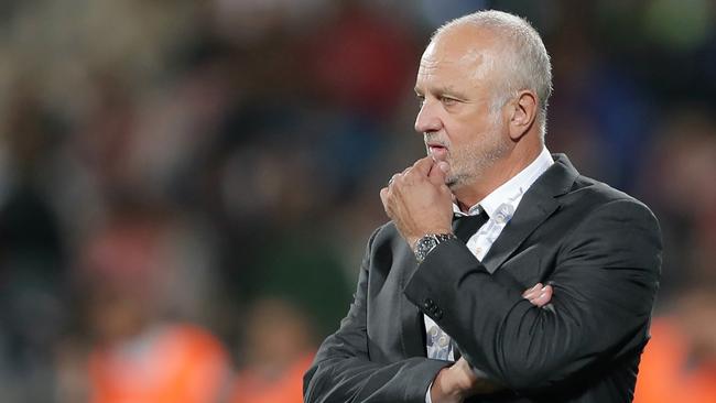 Graham Arnold says the Socceroos can ‘shock the world’ at the Confederations Cup. Picture: AFP