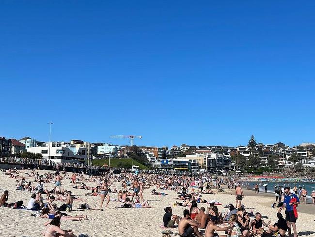 General view image shows Sydneysider enjoying an early glimpse of the summer ahead, on Sunday 18th September, 2022. Picture: Instagram