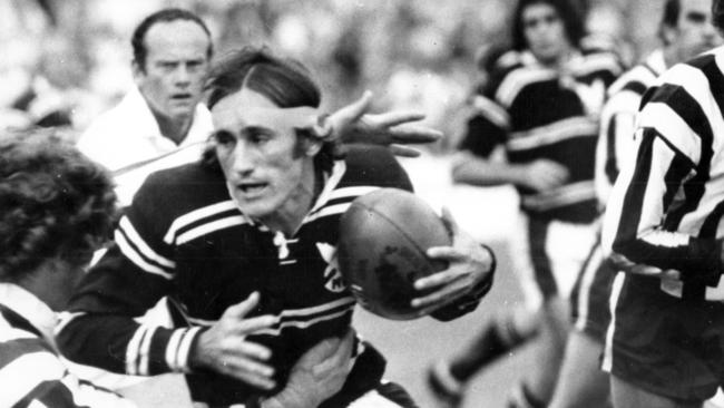 Kevin Junee playing for Manly in 1975. Photo: Garry Graham