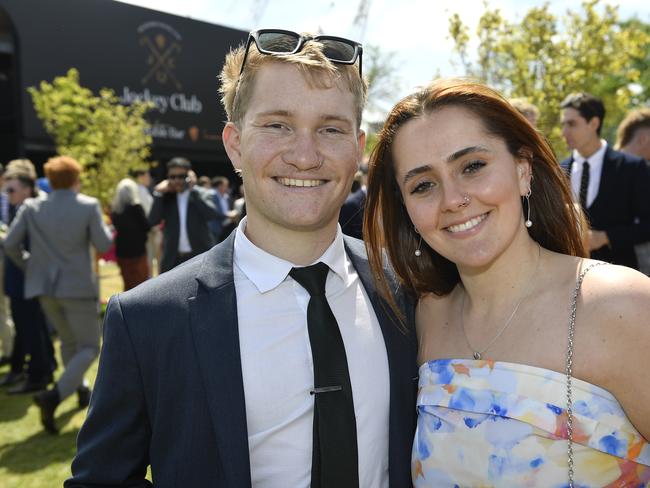 Hayden and Caitlyn. Picture: Andrew Batsch