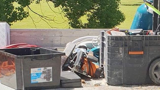 Reader Ronnie Kaye said he spotted a truck with a loose load on the M1 around the same spot Craig Ward was killed, just two days later. It was just one of dozens of loose load incidents recounted to the <i>Bulletin.</i> Picture: Facebook