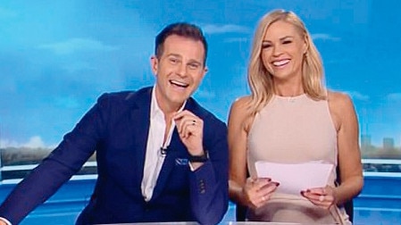 With his Today Extra co-host Sonia Kruger. (Pic: Nine Network)