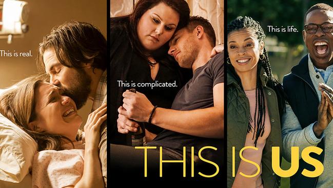 The promotional material for new US drama <i>This Is Us</i>. Supplied by Channel 10