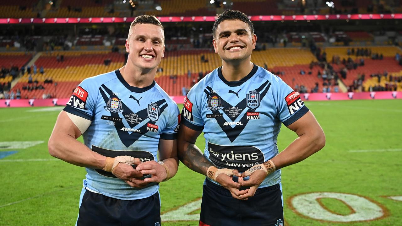 Jack Wighton and Latrell Mitchell spent the night lockup.