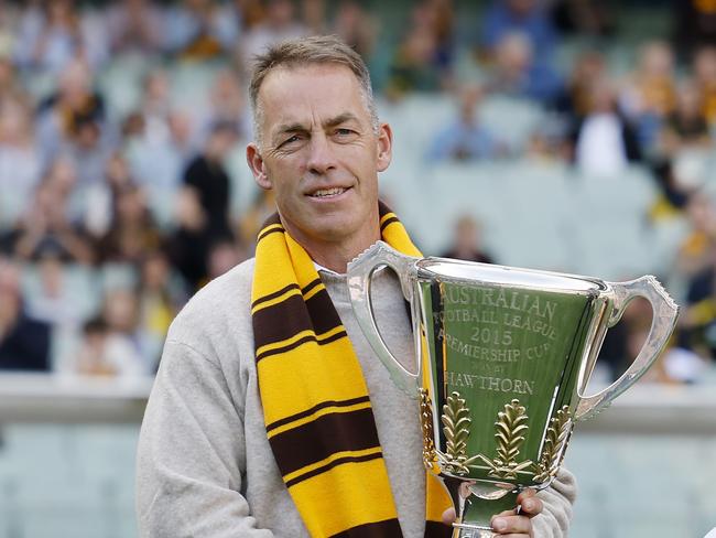 Clarkson returned to Hawthorn during the club’s recent centenary celebrations. Picture: Michael Klein