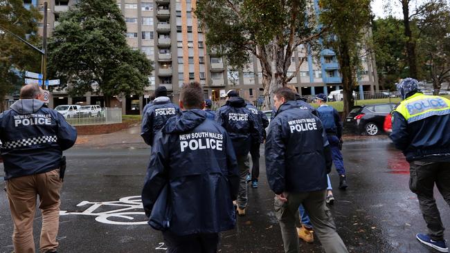 Police have made about 35 drug-related arrests around Redfern as part of their operation.