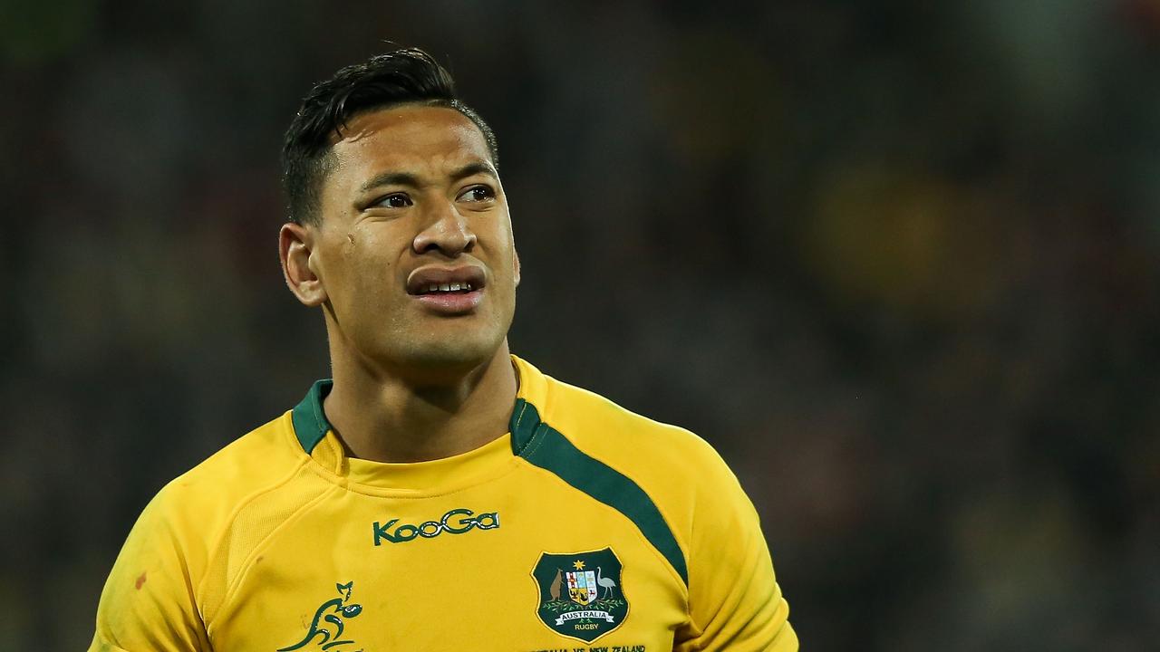 Former Wallaby Israel Folau sold his investment apartment at Little Bay for $1.15m last July. (Photo by Hagen Hopkins/Getty Images)