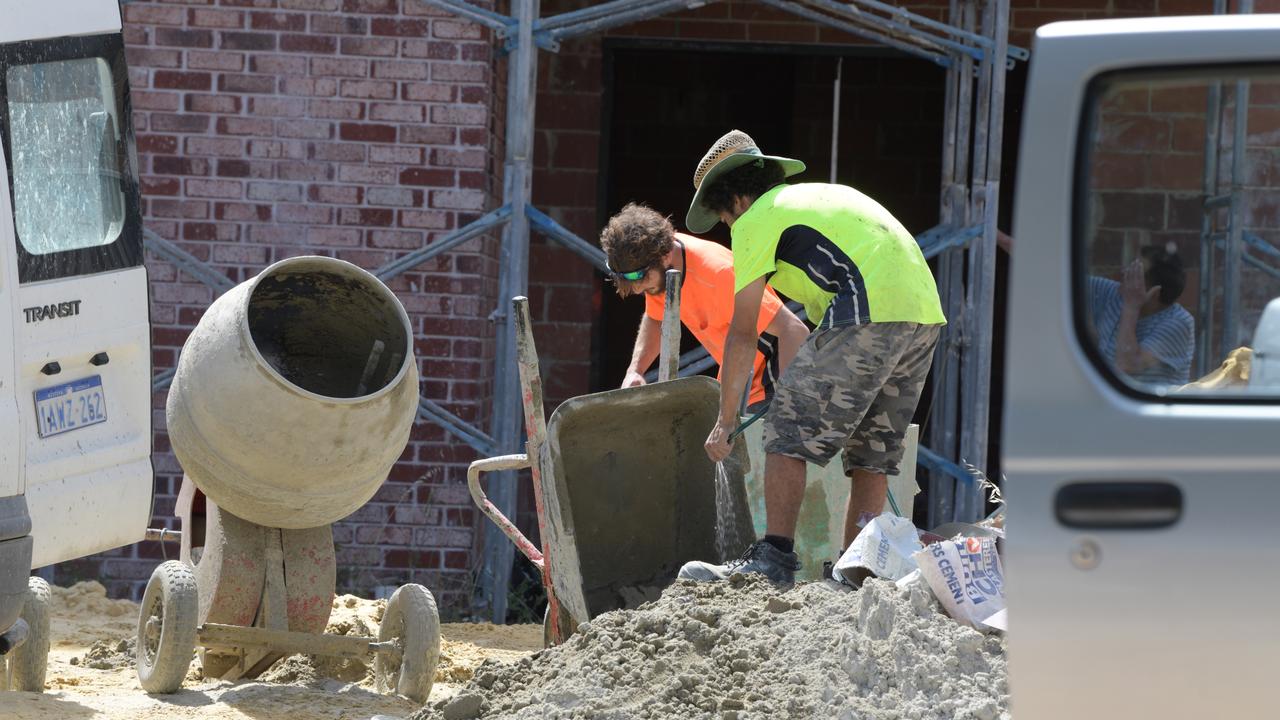 Turnover in construction slipped 1.1 per cent in May 2024, according to the latest figures from the ABS. Picture: NewsWire / Sharon Smith