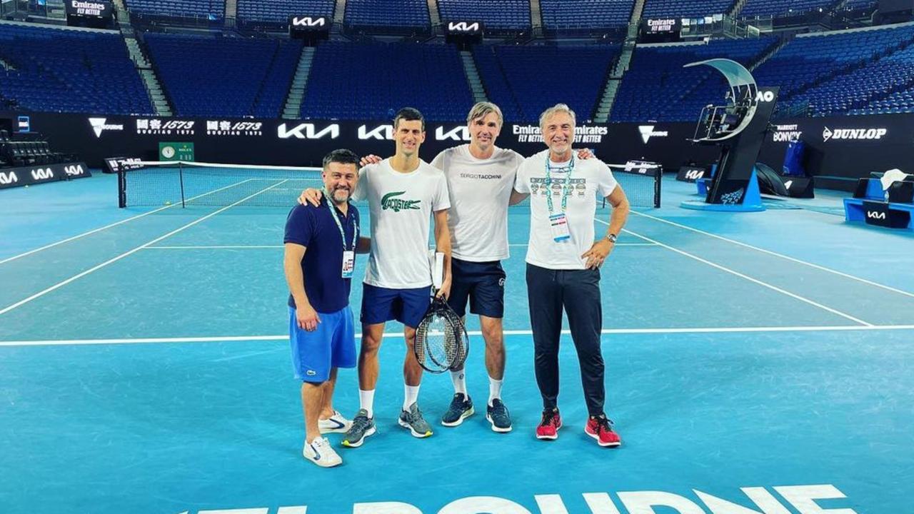 Djokovic is hunting a 10th Australian Open crown. Source: Instagram/djokernole