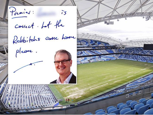 Being a staunch critic of the $830 million Allianz Stadium redevelopment has not stopped Michael Daley making a plea about the ground to the Premier.