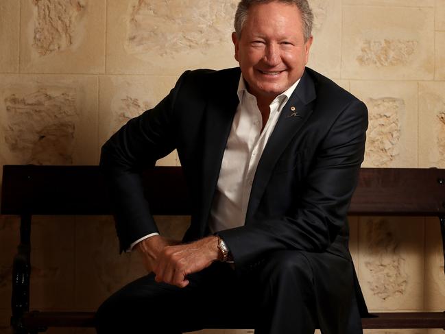 3/4/2020Andrew Forrest talks about Cove project by Minderoo.Pic Colin Murty The Australian