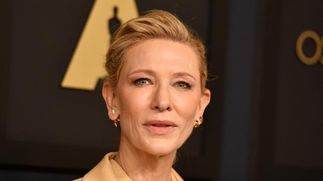 Cate Blanchett in Los Angeles for the Oscar nominees’ lunch. Picture: AFP