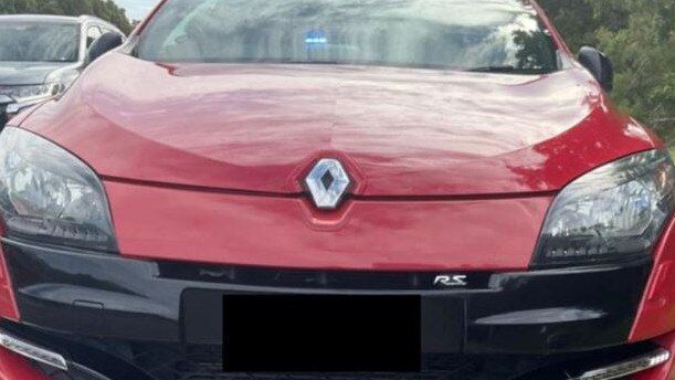 A red 2012 Renault Megane involved in the alleged road rage incident in Northgate. Picture: Queensland Police Service