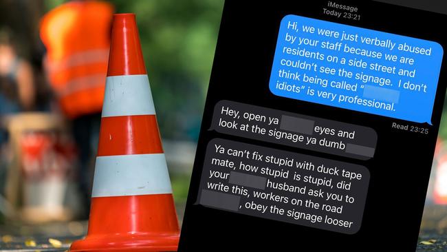 The response sent from Chevron Traffic’s ‘contact us’ number to city resident Mel Haynes.