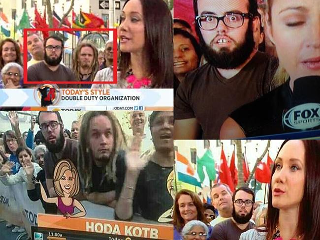 With a cold stare and a knowing nod, Beardo and Dreadlocks went viral. Picture: Supplied