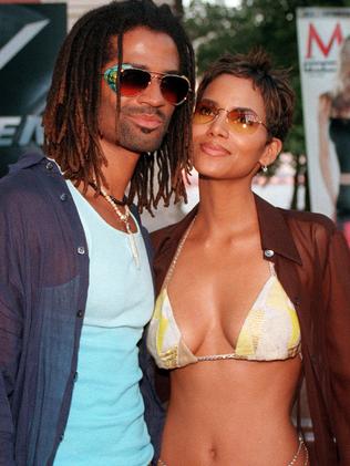 Husband #2 ... Halle Berry with Eric Benet in 2000. Picture: Supplied