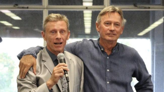 Left to right Paul Sheather, Principal of Balgowlah Boys with Deputy Principal Ian James. Picture: Supplied.