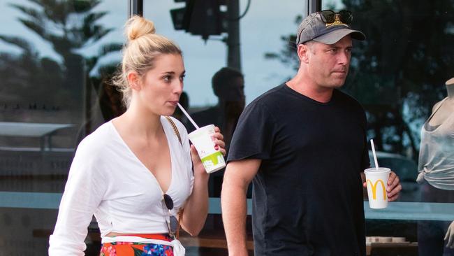 Karl and new girlfriend, Jasmine Yarbrough. (Pic: Matrix photo/Ben McDonald)