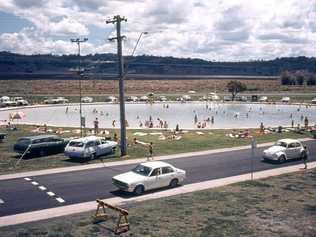 GOLD: The Lismore Lake Pool in its prime in the 1970s, as a free public amenity for young and old. Picture: Facebook