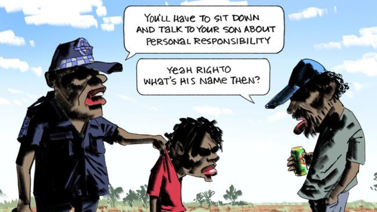 Bill Leak copped a wave of backlash for this cartoon in 2016.