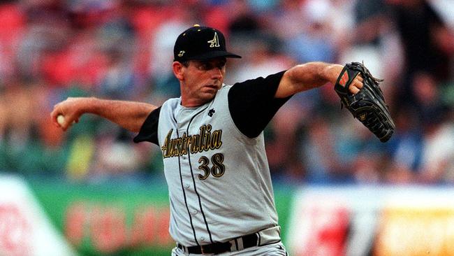 Adrian Meagher was considered the best pitcher in Australia during the 1980s and 1990s.