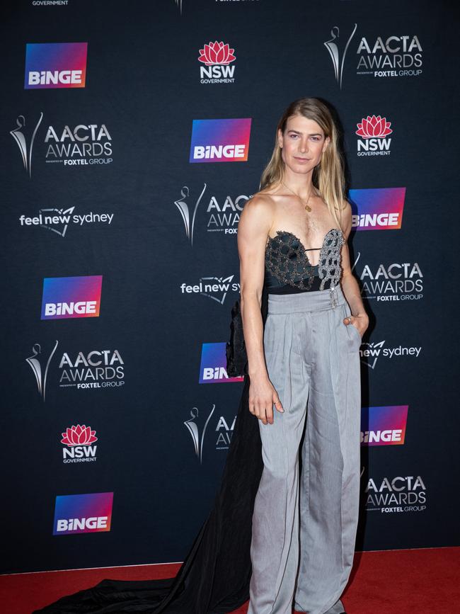 The star wore a bustier from designer Toni Maticevski. Picture: NCA NewsWire / Christian Gilles