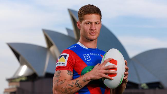 **EMBARGO DON'T USE CONTACT NICOLA AMOROS*** Daily Telegraph. 09, September, 2024. Newcastle Knights, Kalyn Ponga, at the NRL Finals Launch, at Hickson Road Reserve, today. Picture: Justin Lloyd.