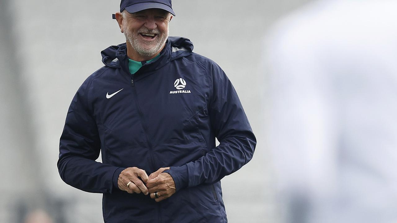 Socceroos coach Graham Arnold and his team will head to CommBank Stadium in March. Picture: Daniel Pockett/Getty Images