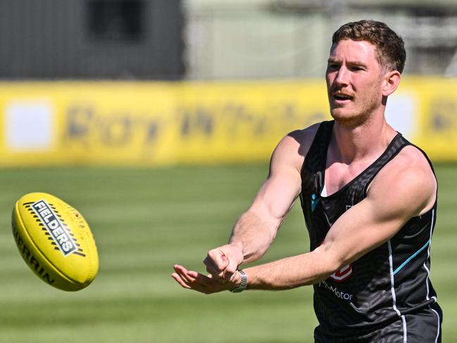 Kane Farrell at training. Picture: Brenton Edwards