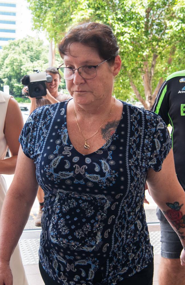 Deborah Karen Mason, 50, and her son Joshua Gary Mason, 23, allegedly tried to cover up a fatal hit and run by burying grandmother Kumanjayi Napurrurla Dixon in an unmarked grave on Monday May 30. . Picture: Pema Tamang Pakhrin