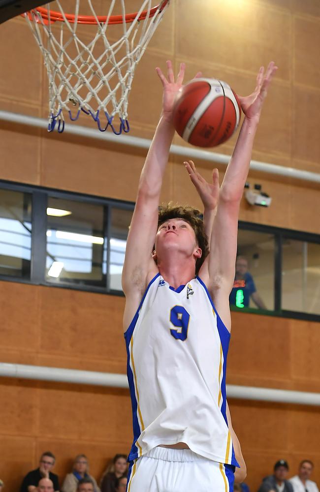 GPS First V basketball between Churchie and Nudgee. Saturday July 27, 2024. Picture, John Gass