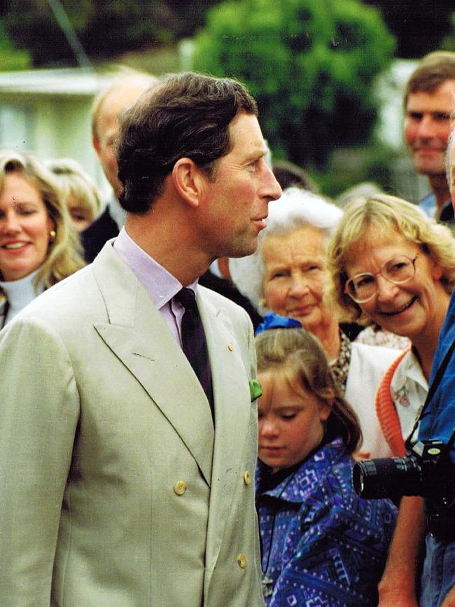 King Charles had a ‘great affection’ for Australia during his 1994 visit. Picture: The Mercury