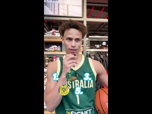 The Boomers blind rank Aussie Olympics jerseys