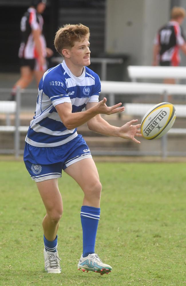 QLD Rugby Union State Championships (17-18 years boys) at the Townsville Sports Precinct. Friday May 23. Northern against Peninsular. Picture: Evan Morgan